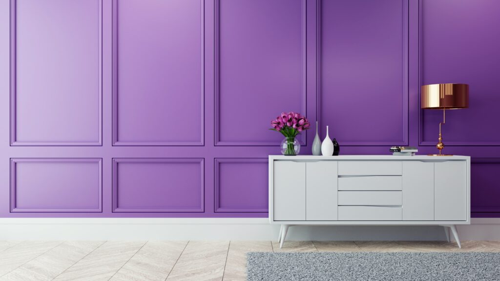 5 Paint Colour Trends for 2022 royal purple